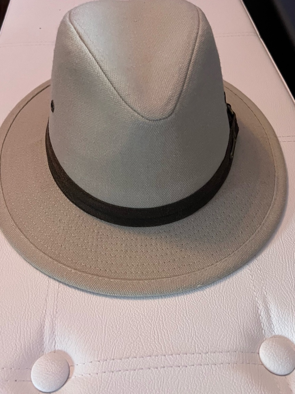 Stetson Tan Fedora with Dark Brown Band